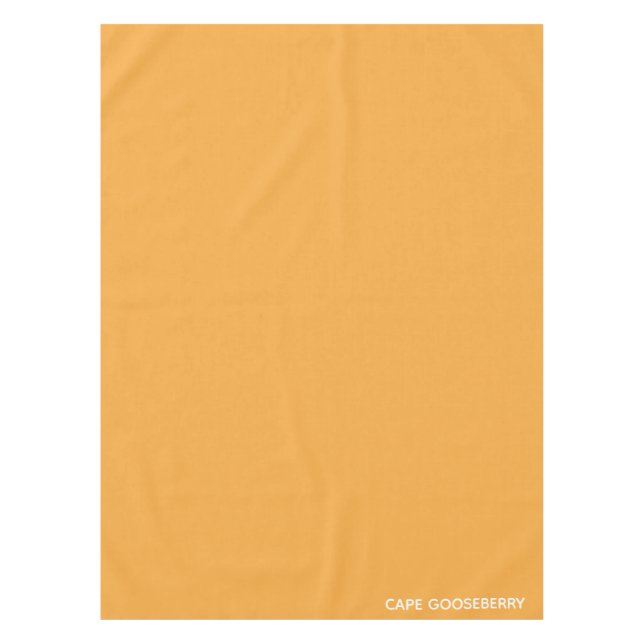 Cape Gooseberry yellow colour name Tablecloth (Front)