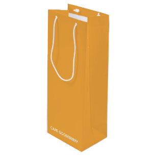 Cape Gooseberry yellow colour name Wine Gift Bag