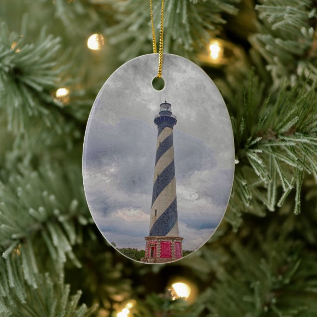 Cape Hatteras Ceramic Ornament (Tree)
