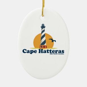 Cape Hatteras. Ceramic Ornament