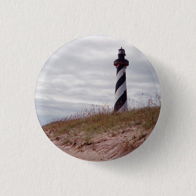 Cape Hatteras Lighthouse 1 Inch Round Button (Front)