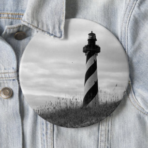 Cape Hatteras Lighthouse 6 Inch Round Button