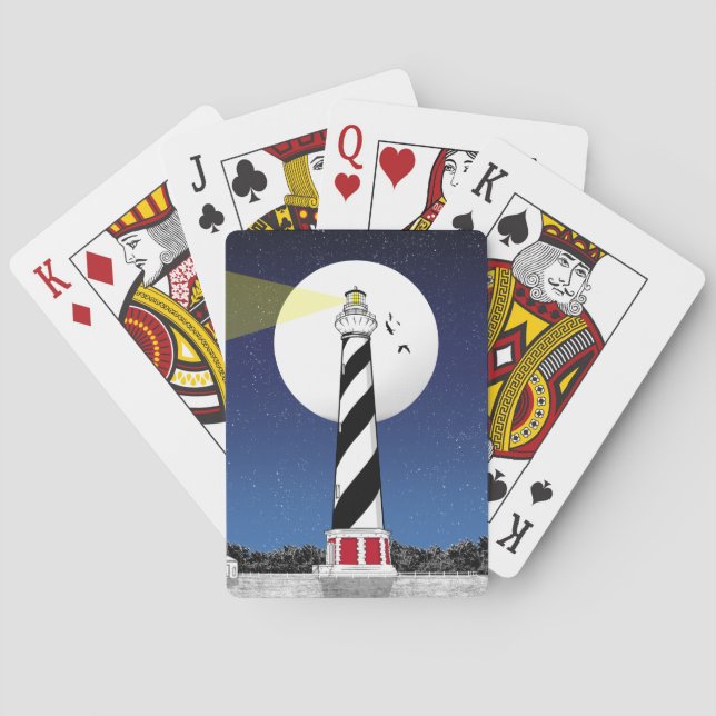 Cape Hatteras Lighthouse BUXTON Playing Cards (Back)