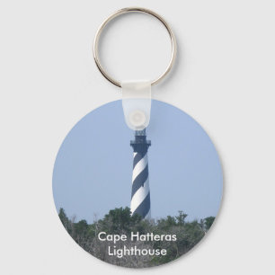 Cape Hatteras Lighthouse from Wetlands Series Keychain