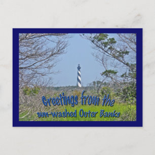 Cape Hatteras Lighthouse from Wetlands Series Postcard