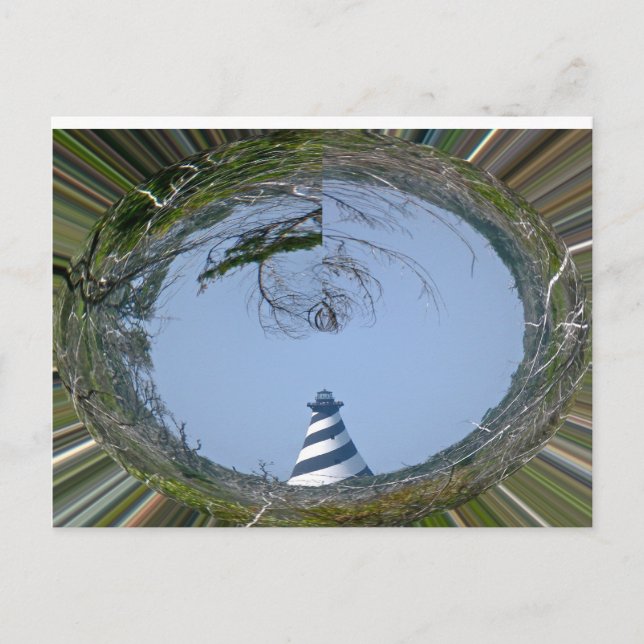 Cape Hatteras Lighthouse from Wetlands Series Postcard (Front)