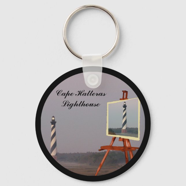 CAPE HATTERAS LIGHTHOUSE-KEYCHAIN KEYCHAIN (Front)
