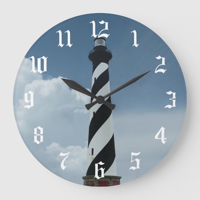 Cape Hatteras Lighthouse Large Clock (Front)