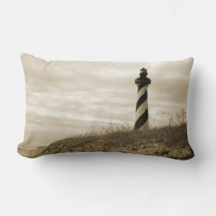Cape Hatteras Lighthouse Lumbar Pillow