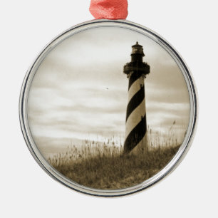 Cape Hatteras Lighthouse Metal Ornament