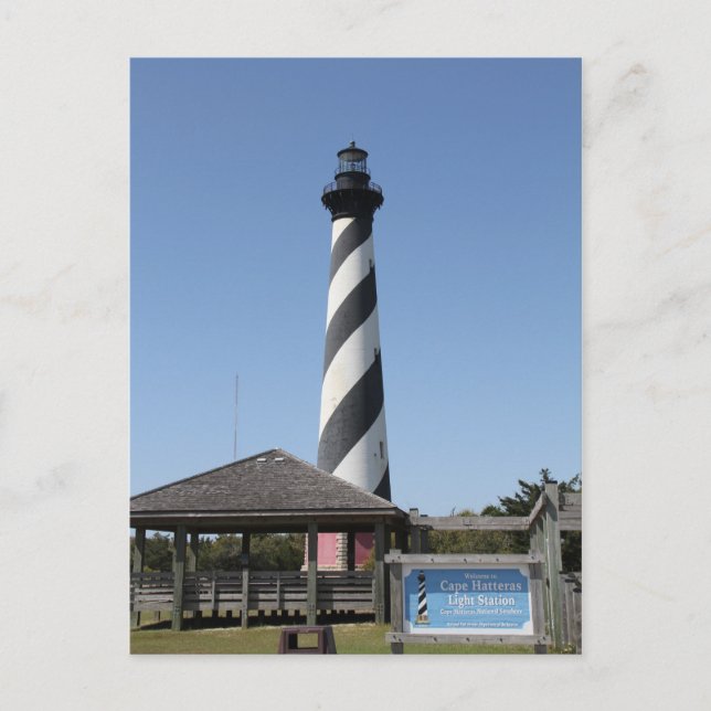 Cape Hatteras Lighthouse NC, postcard (Front)