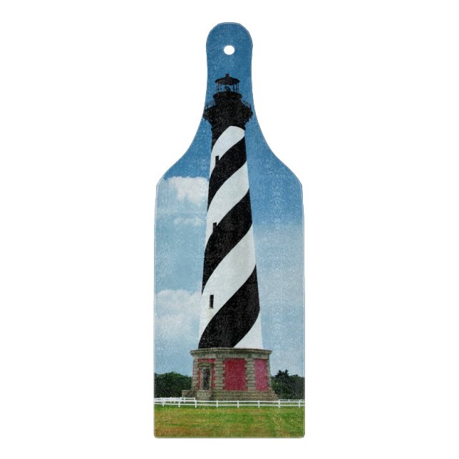 Cape Hatteras Lighthouse Outer Banks NC Cutting Board (Front)