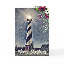 Cape Hatteras Lighthouse Outer Banks OBX Christmas