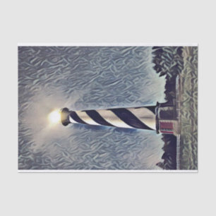 Cape Hatteras Lighthouse Outer Banks OBX NC Tissue Paper