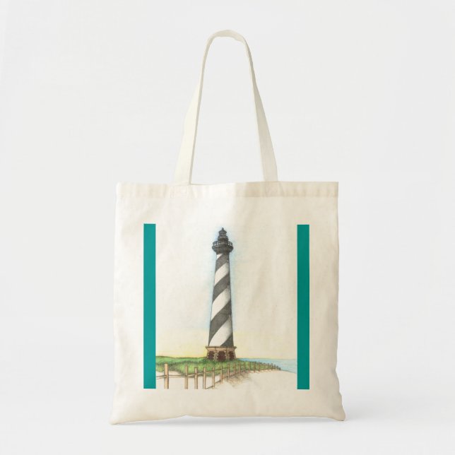 Cape Hatteras Lighthouse Tote Bag (Front)