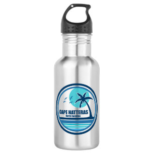 Cape Hatteras North Carolina Palm Tree Birds 532 Ml Water Bottle