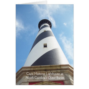 Cape Hatteras Outer  Banks NC Lighthouse Card