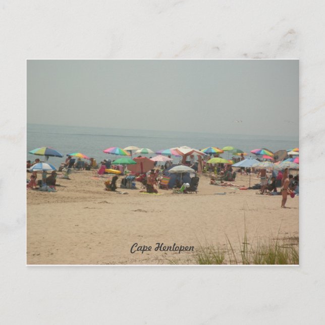 Cape Henlopen Beach Postcard (Front)