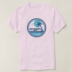 Cape Henlopen Delaware Palm Tree Birds T-Shirt