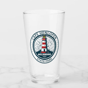Cape Henlopen State Park Delaware Badge Glass