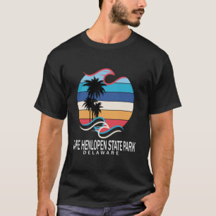 Cape Henlopen State Park Delaware Beach Surfing Me T-Shirt