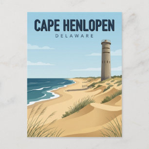 Cape Henlopen State Park Delaware Postcard
