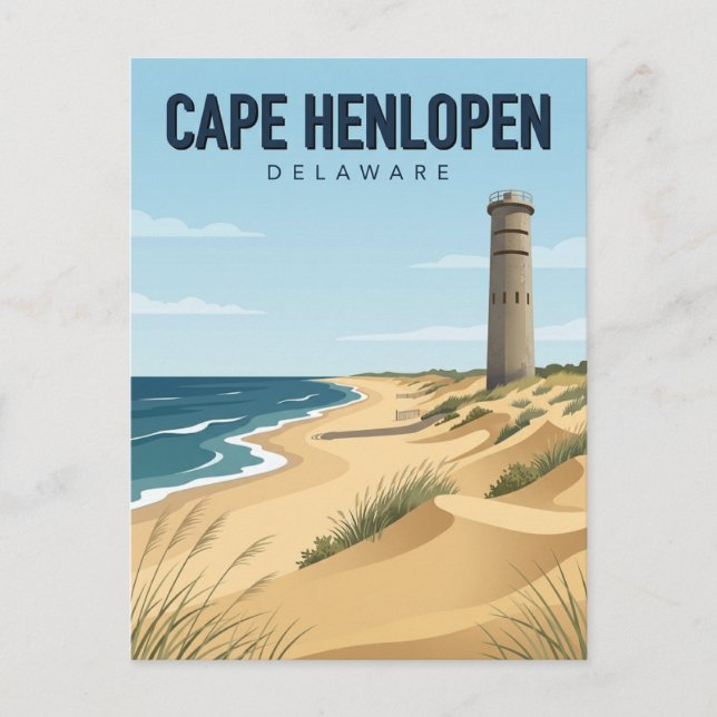 Cape Henlopen State Park Delaware Postcard (Front)