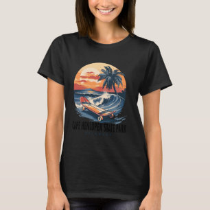 Cape Henlopen State Park Delaware Skateboard Skate T-Shirt
