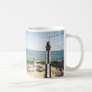 Cape Henry Light in Chalk Coffee Mug