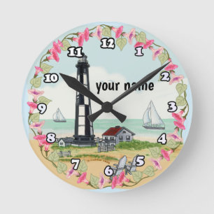 Cape Henry Lighthouse  Round Clock