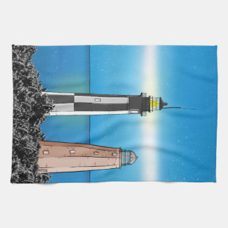 Cape Henry Lighthouse Virginia Chesapeake Bay Kitchen Towel