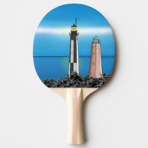 Cape Henry Lighthouse  Virginia  Chesapeake Bay Ping Pong Paddle