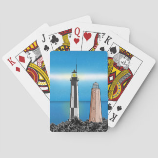 Cape Henry Lighthouse  Virginia  Chesapeake Bay Playing Cards