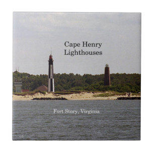 Cape Henry Lighthouses tile