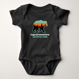 Cape Krusenstern National Park Alaska Bear Retro Baby Bodysuit