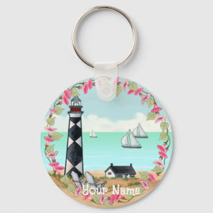 Cape Lookout Lighthouse  Keychain