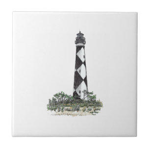 Cape Lookout Lighthouse Tile