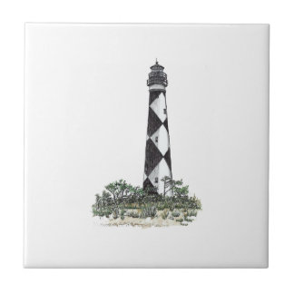 Cape Lookout Lighthouse Tile