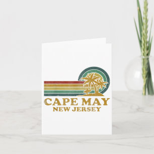 Cape May Beach New Jersey Family Summer Vacation P Card