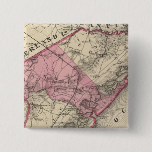 Cape May County, NJ 2 Inch Square Button