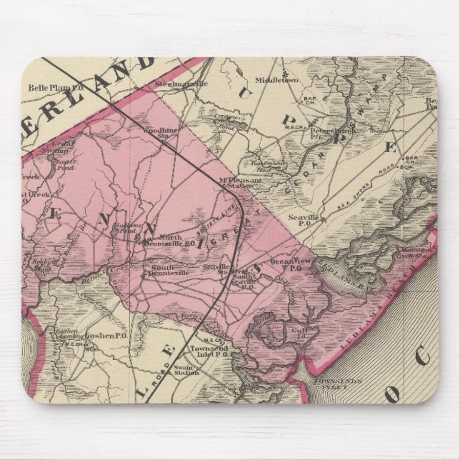 Cape May County, NJ Mouse Pad (Front)