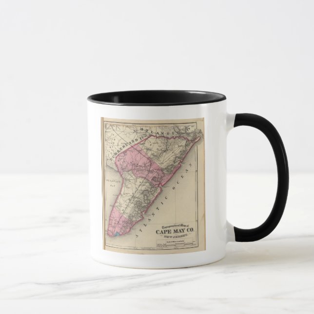 Cape May County, NJ Mug (Right)