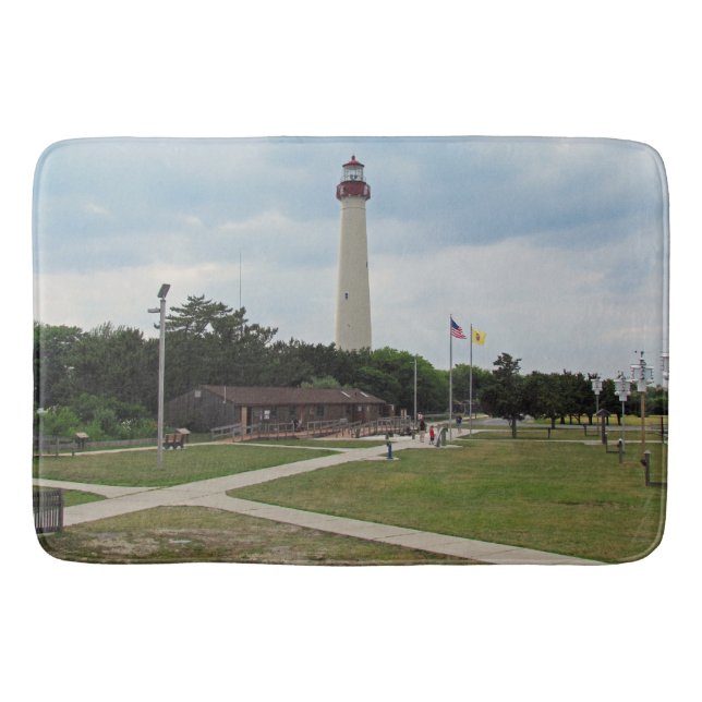 Cape May Lighthouse Bath Mat (Front)