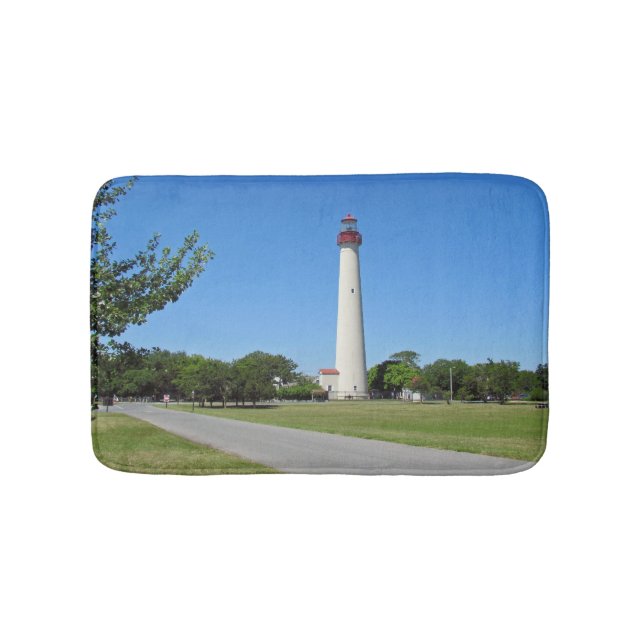 Cape May Lighthouse Bath Mat (Front)
