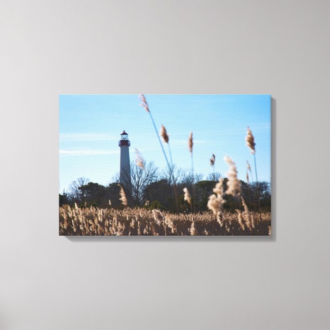 Cape May Lighthouse Canvas Print (Front)