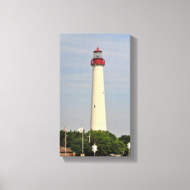 Cape May Lighthouse Canvas Print (Front)