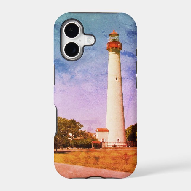 Cape May Lighthouse Canvas Print (Back)
