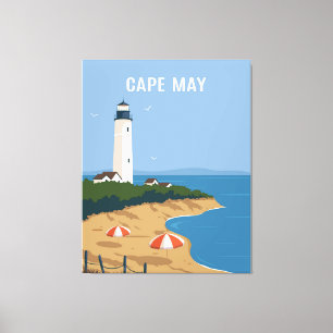 Cape May Lighthouse Canvas Print