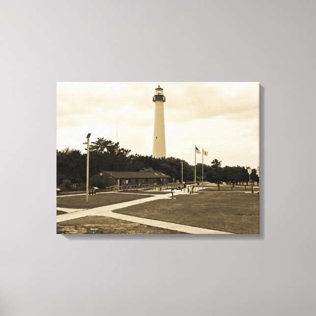 Cape May Lighthouse Canvas Print (Front)