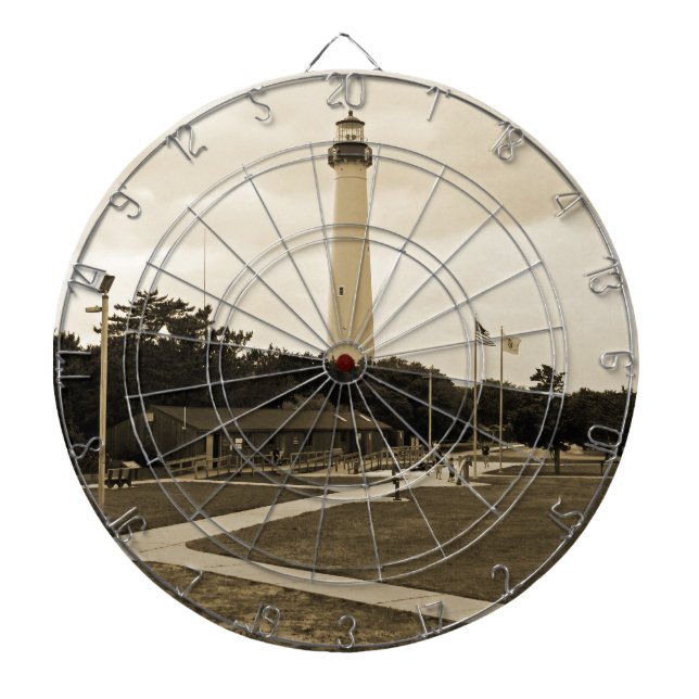 Cape May Lighthouse Dartboard (Front)